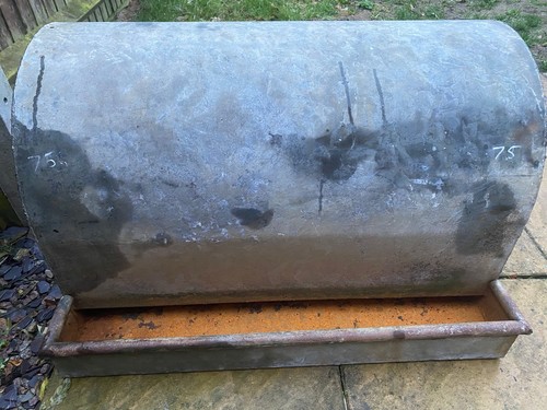 Galvanised water trough - galvanised,