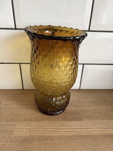 Vintage mcm amber glass - vintage,