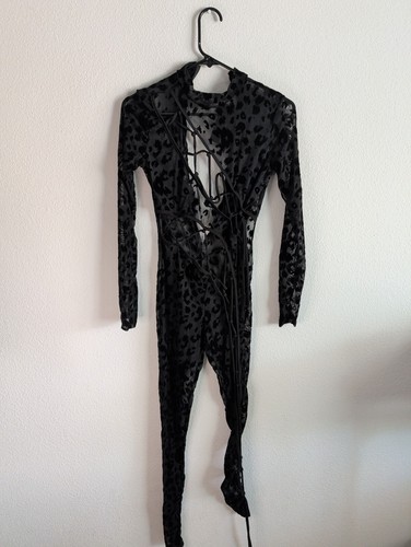 Black velvet leopard print - velvet,