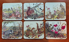 Orchard Melamine Placemats - British Wildlife - Set of 6