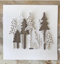 Tree Metal Christmas Cutting