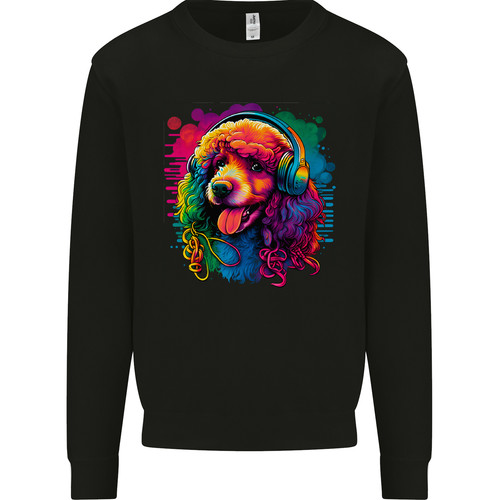 Retro poodle dog kids - retro,