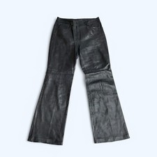 Womens 100% Real Leather Pants