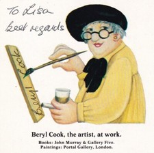 BERYL COOK Signed Drawing -