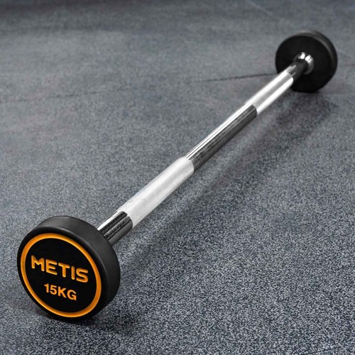 15kg rubber barbell weigths - barbell,