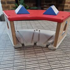 Wooden 3 Way Train Engine shed - fits Brio, Thomas etc
