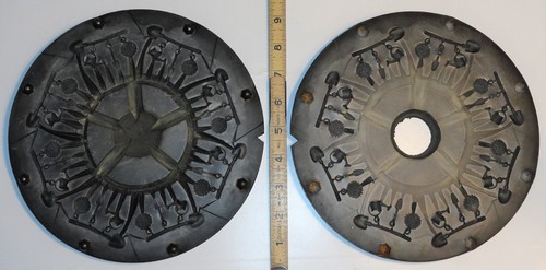 Old rubber spin casting - 9”,