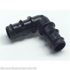 13mm Plastic Hose  Bend Elbow Fitting Flexi Hose Pipe Air Water Connector