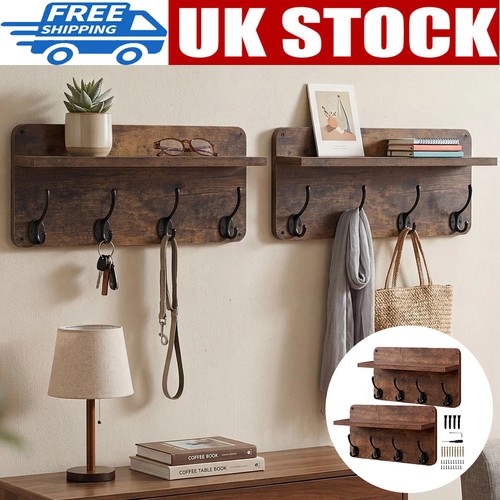 Wall mounted coat rack 2pcs - wall,