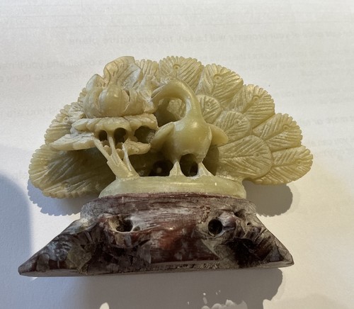 Vintage carved soapstone - vintage,