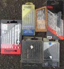 Job Lot of Assorted Drill Bits HSS In Cases