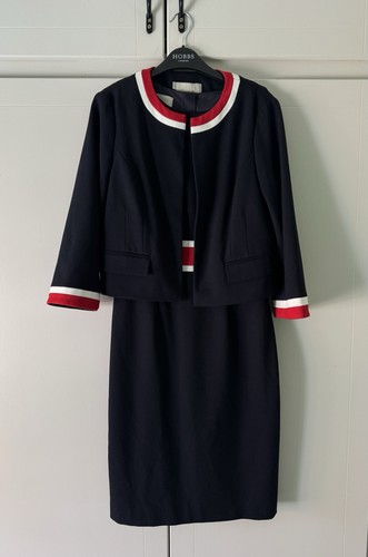 Hobbs annabel navy red pencil - hobbs,