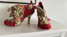 Listing to end 28 Nov Irregular Choice Abigail’s Flower Party Rose Booties  UK 5