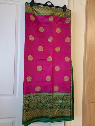 South asian printed art silk - south,