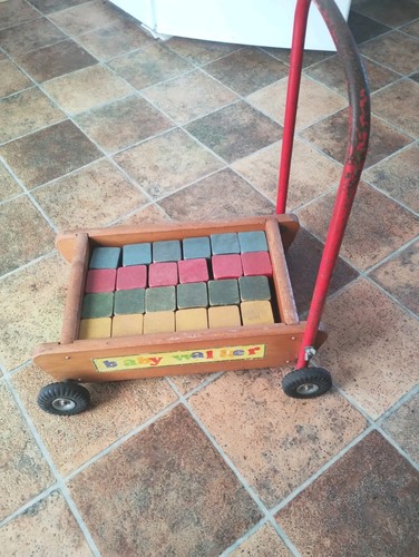 Vintage triang wooden baby - triang,