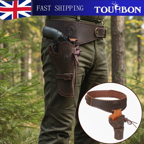 Tourbon cowboy leather - cowboy, pistol