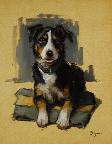 Original art oil - oil, painting