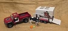 Schleich Horse Truck and Trailer 42346 Cow Driver Carrots 