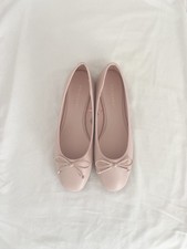 primark light pink ballerina bow ballet flat shoes coquette y2k kawaii cute ♡