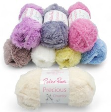 Wendy Chunky Acrylic PETER PAN Precious Baby Nylon Pattern and Yarns 50g