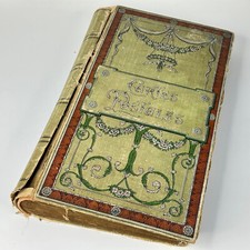 Antique French Large Hardback Cartes Postale / Postcard Album With 189 Cards