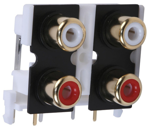 Way quad rca phono pcb - quad,