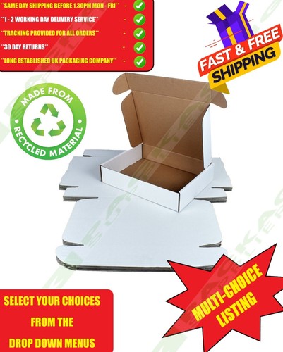 Small large white cardboard - large,