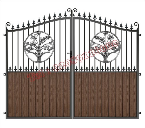 Driveway gates composite wood - gates/composite,