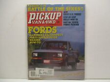 Aug.  1983  Pickup Van & 4WD