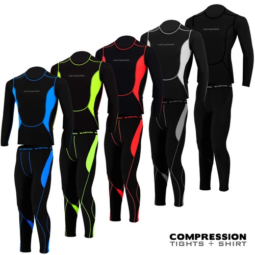 Mens compression tights - tights, top
