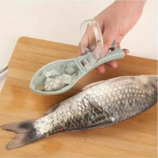5pcs Fish Descaler Skin Scale Remover Scraper Grater Peeler Seafood Kitchen Tool