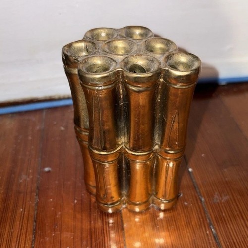 Vintage brass faux bamboo - bamboo, 7