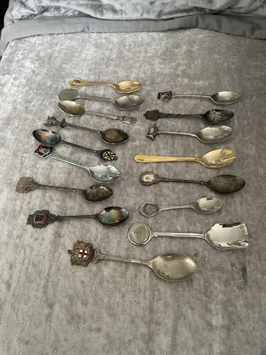 Collection old spoons - old,