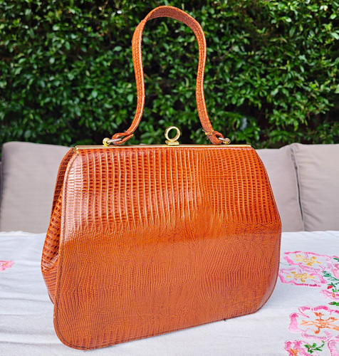 Vintage 60s leather tan - vintage,