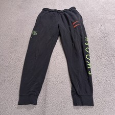 Nike Sweatpants Mens Small Black Sportswear Double Swoosh Club Fleece Joggers