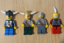 Lego Minifigures 4 x Vikings - Viking Warriors [S3]