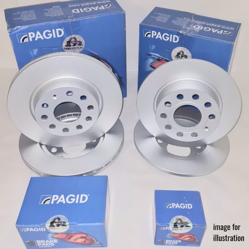 Pagid front rear brake discs - &,