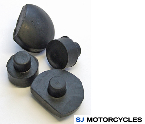 Triumph seat buffer rubber set - buffer,