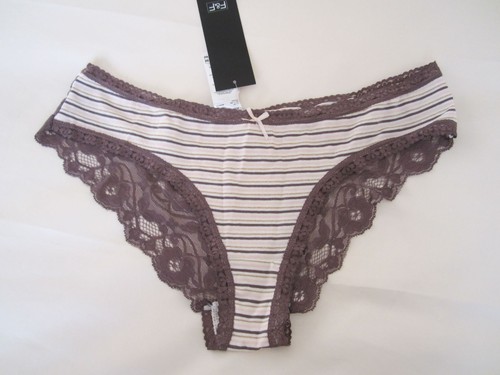 Lace trim striped - lace,