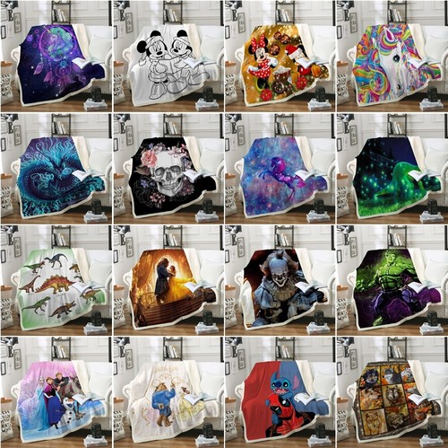 Warm soft fleece blanket sofa - soft,