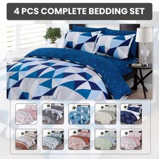 4 Piece Complete Bedding Set