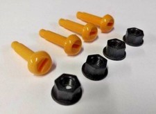 Motorcycle No. Plate Nuts & Bolts Kit Plastic CLEARANCE BC20097 - T