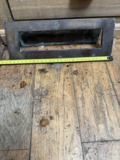 Antique Brass Letter Plate