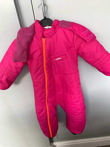 Wedze sledge suit - suit, pink