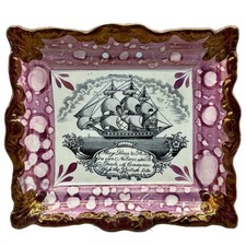 Sunderland Pink Lustre Pottery