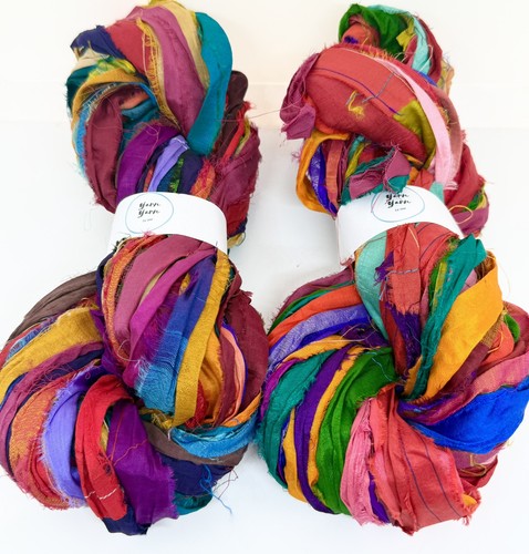 Sari silk ribbon weaving - silk, 5m,