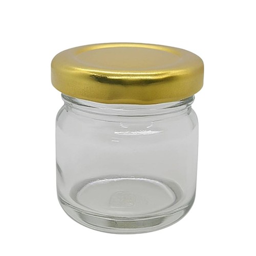40ml glass jars with - glass, lids