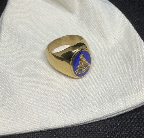 Vintage style masonic ring - vintage,