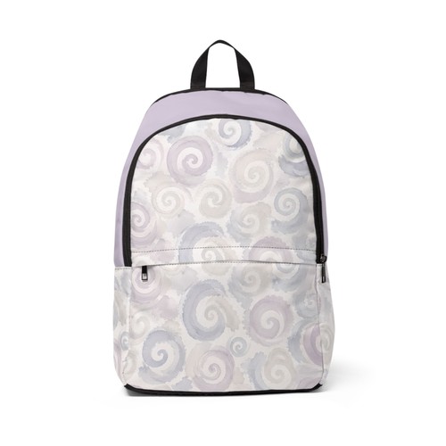 Pastel spiral pattern backpack - pastel,