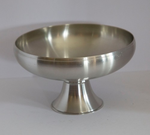 Pewter pedestal fruit - pewter,